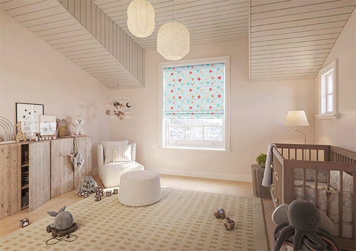 Balloon Festival, Multi - Roman Blind - Image 6